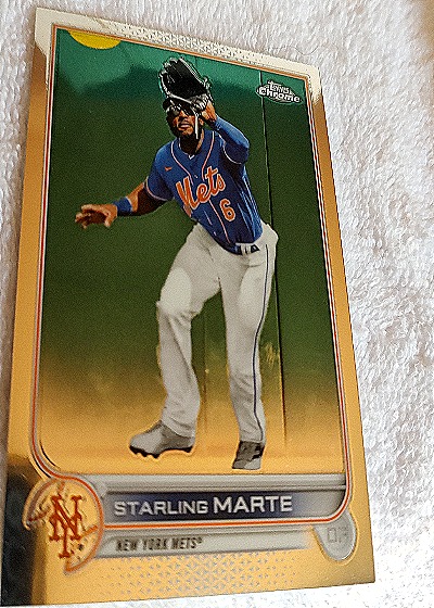 2022 Topps Chrome #132 Starling Marte — front
