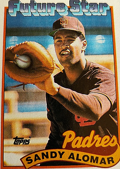 1989 Topps #648 Sandy Alomar — front