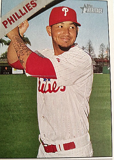 2015 Topps Heritage #596 Freddy Galvis — front