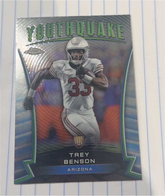 2024 Topps Chrome Youthquake #Y-23 Trey Benson — front