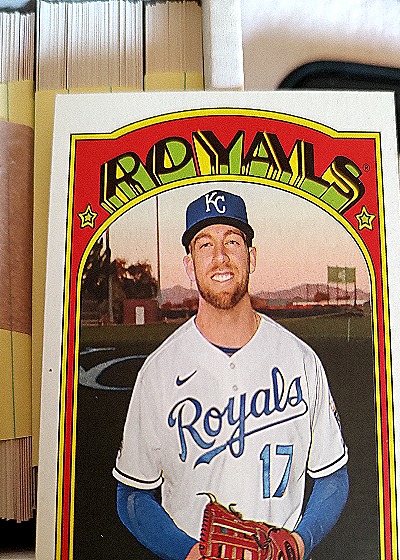 2021 Topps Heritage #203 Brady Singer — front