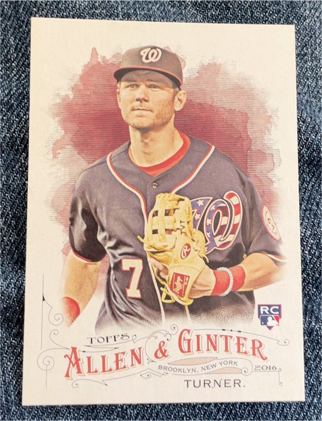 2016 Topps Allen & Ginter #300 Trea Turner — front