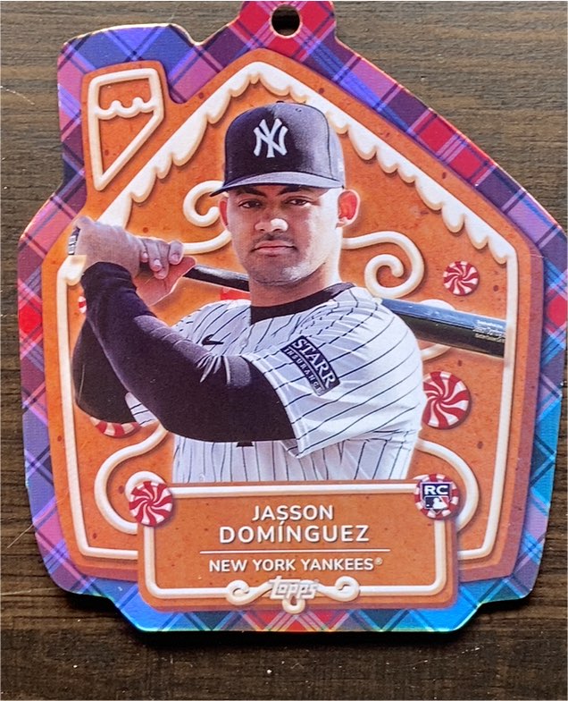 2024 Topps Holiday #MLBO-11 Jasson Dominguez — front