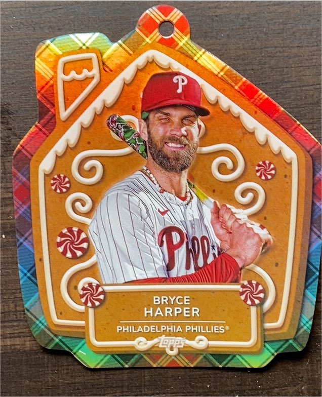 2024 Topps Holiday #MLBO-12 Bryce Harper — front