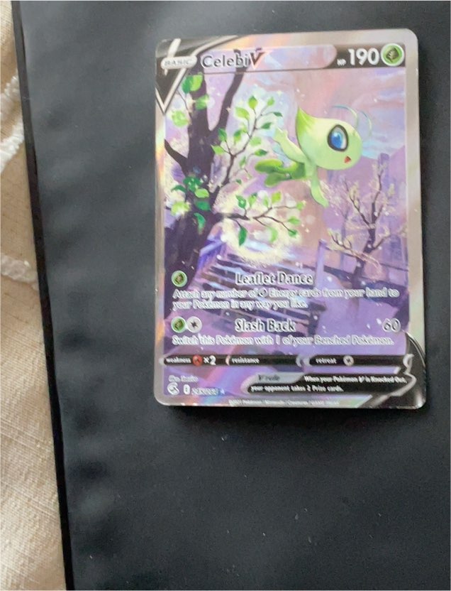 2021 Pokémon TCG Fusion Strike #245 Celebi V — front
