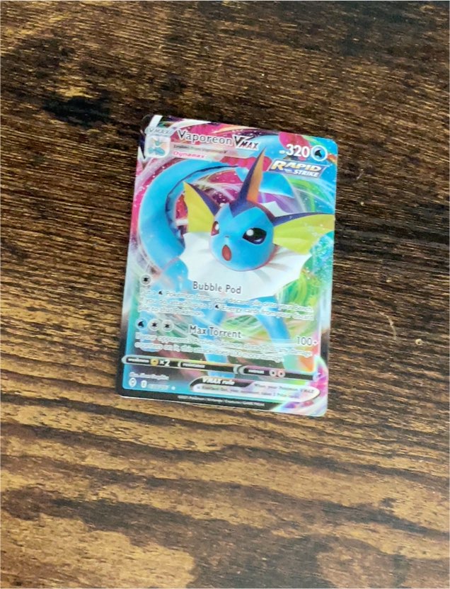 2021 Pokémon TCG Evolving Skies #030/203 Vaporeon VMAX — front