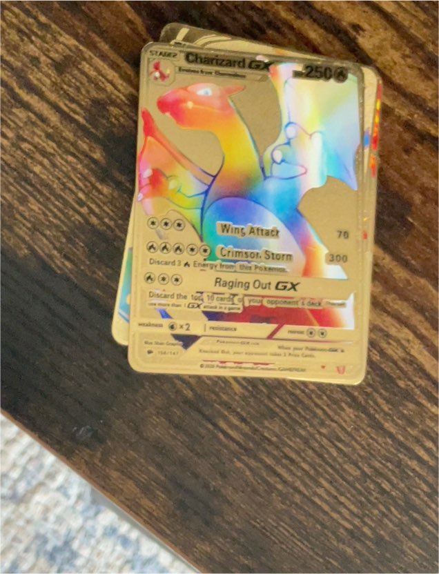 2020 Pokémon Charizard GX #150 — front