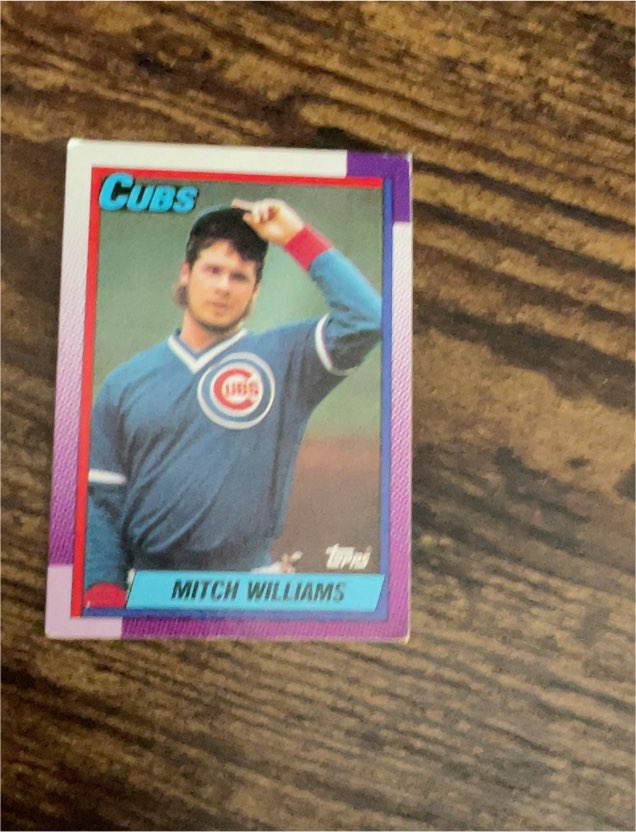 1990 Topps #520 Mitch Williams — front