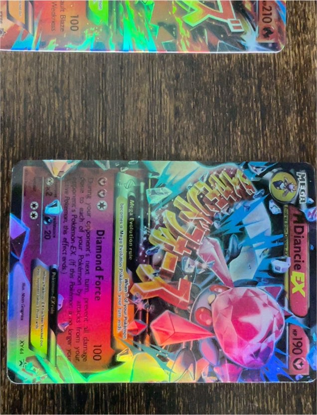 Mega Diancie EX #XY44 Pokémon TCG Flashfire — front
