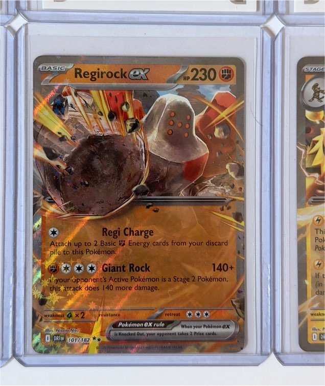 2025 Pokémon SV10: Destined Rivals #101/182 Regirock ex — front