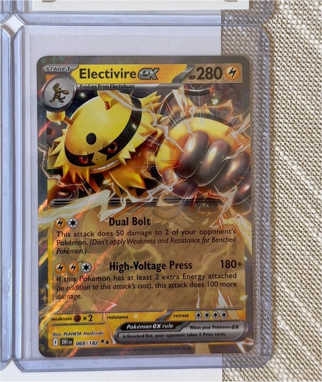 2025 Pokémon TCG #069 Electivire ex — front