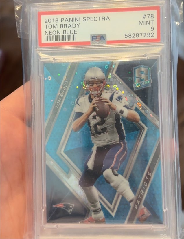 2018 Panini Spectra #78 Tom Brady — front