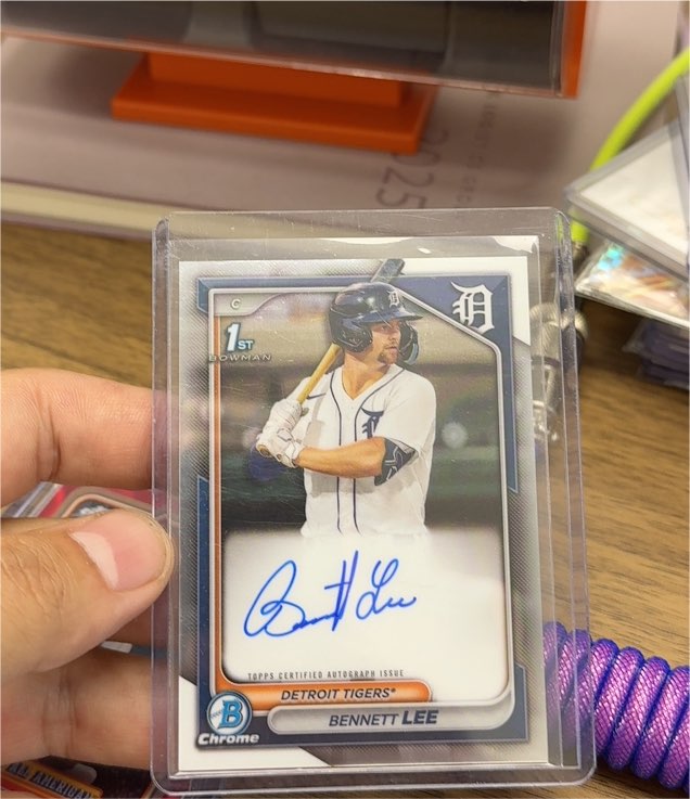 2024 Bowman Chrome #CPA-BL Bennett Lee — front