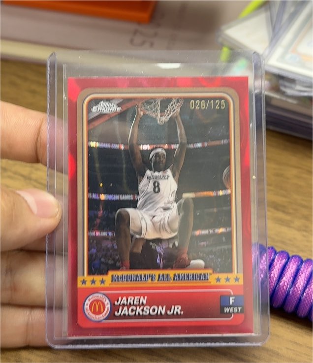 2024 Topps Chrome McDonald's All-American #026 Jaren Jackson Jr. — front