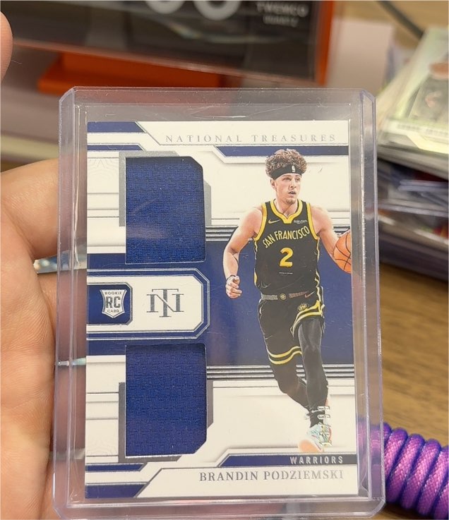 2023-24 Panini National Treasures #NT Brandin Podziemski — front
