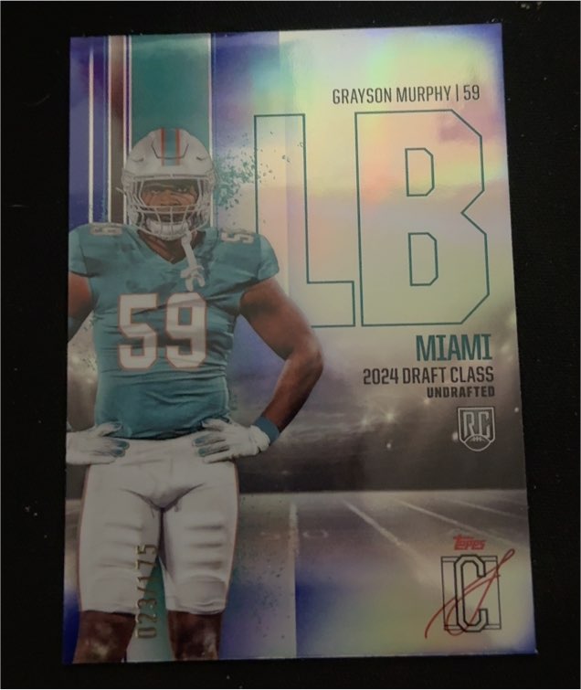 2024 Topps Signature Class #59 Grayson Murphy — front