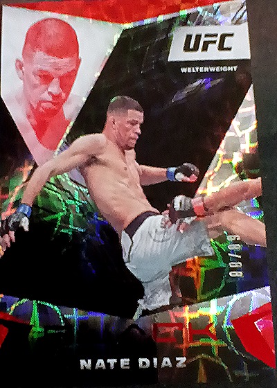 2021 Panini Chronicles UFC #118 Nate Diaz — front