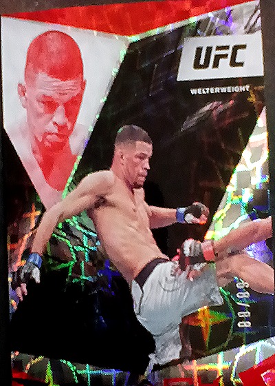 2021 Panini Chronicles Black UFC #118 Nate Diaz — front