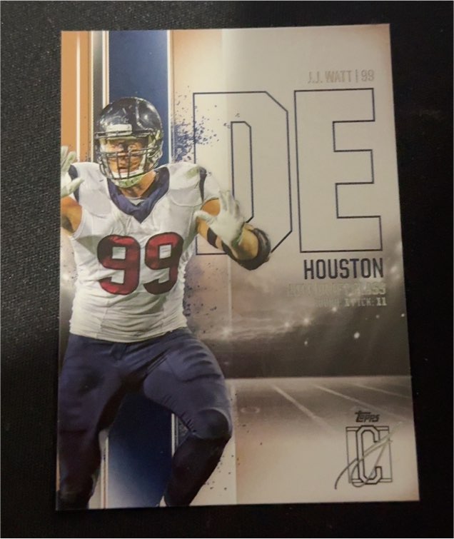 2024 Topps Signature Class #19 J.J. Watt — front