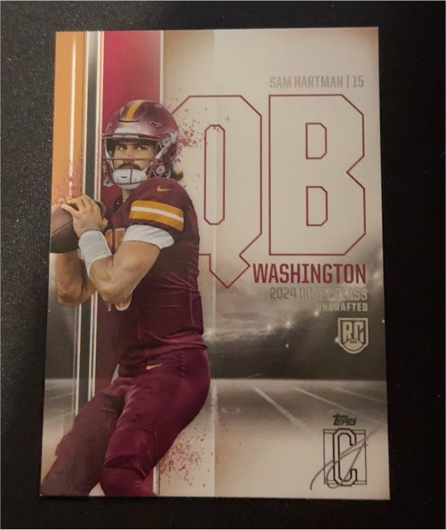 2024 Topps Signature Class #198 Sam Hartman — front