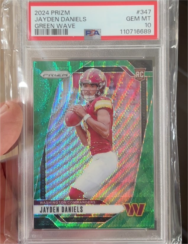 2024 Panini Prizm #347 Jayden Daniels — front