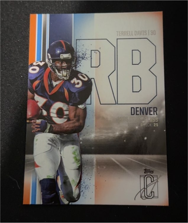 2024 Topps Signature Class #25 Terrell Davis — front