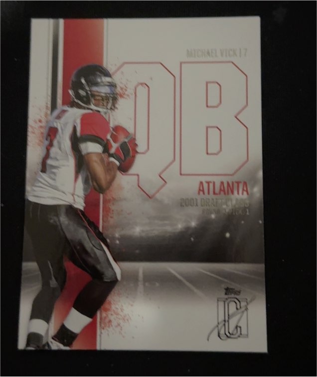 2024 Topps Signature Class #2 Michael Vick Atlanta Falcons — front