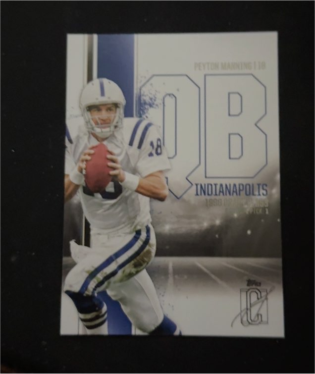 2024 Topps Signature Class #20 Peyton Manning — front