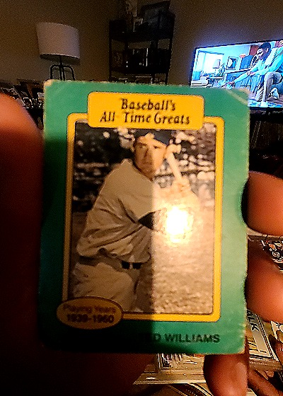 1985 Hygrade Baseball's All-Time Greats Ted Williams — front