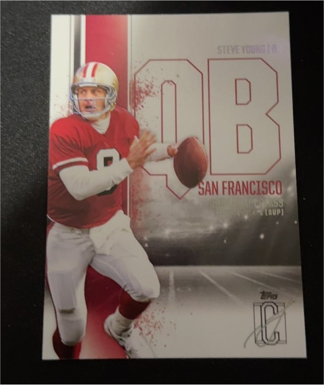 2024 Topps Signature Class #55 Steve Young — front