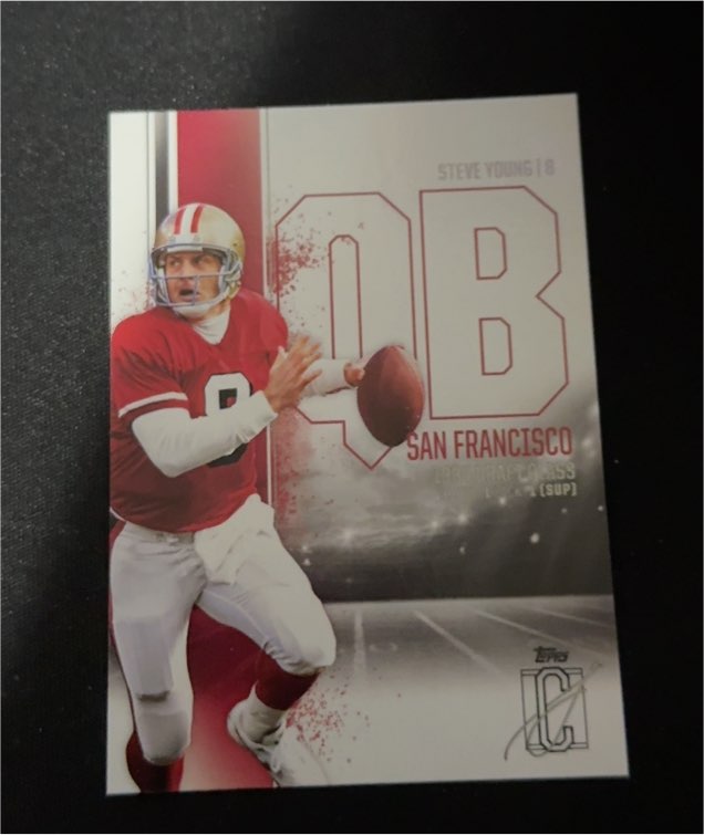 2024 Topps Signature Class #55 Steve Young — front
