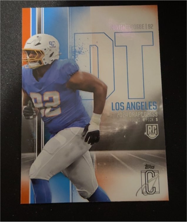 2024 Topps Signature Class #92 Justin Eboigbe — front