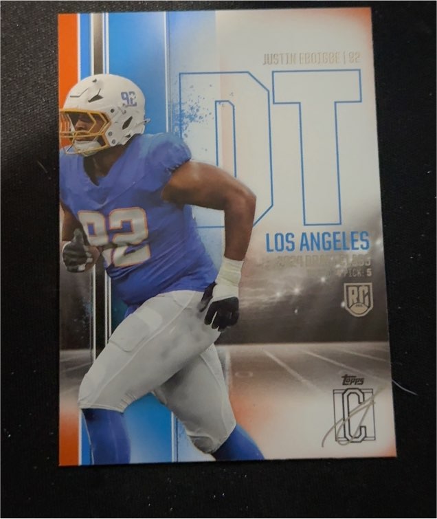 2024 Topps Signature Class #139 Justin Eboigbe — front