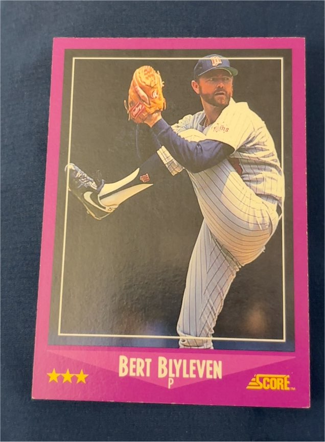 1988 Score #90 Bert Blyleven — front