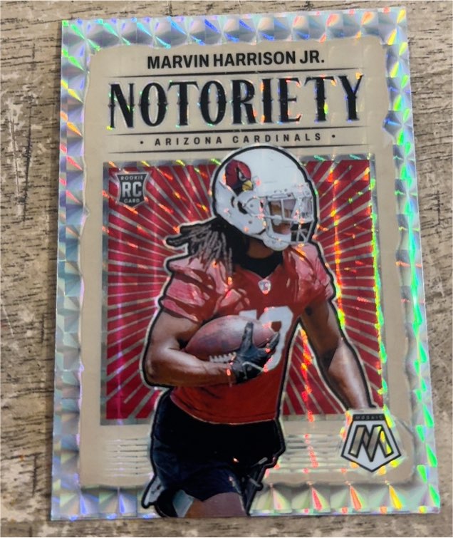 2024 Panini Mosaic Notoriety #22 Marvin Harrison Jr. — front