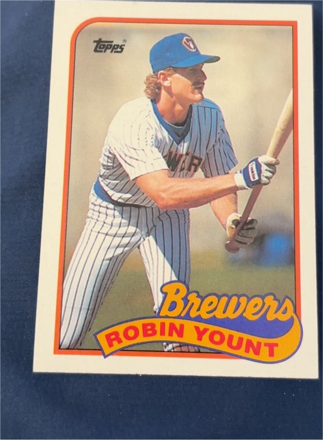 1989 Topps #615 Robin Yount — front