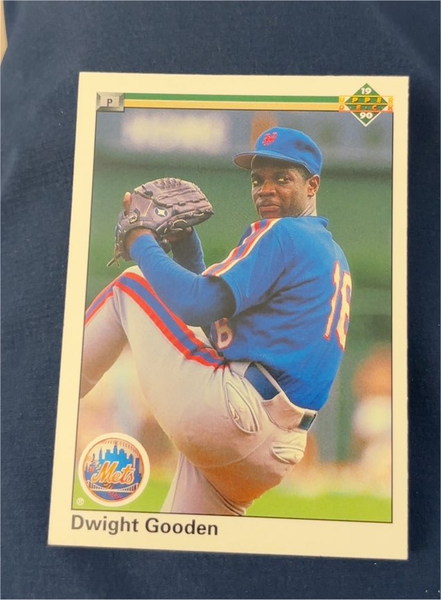 1990 Upper Deck #114 Dwight Gooden — front