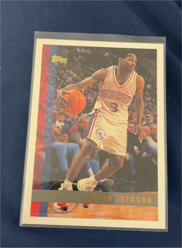 1997-98 Topps #54 Allen Iverson — front