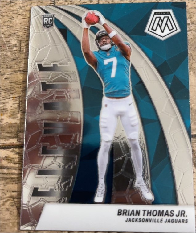 2024 Panini Mosaic Elevate #1 Brian Thomas Jr. — front