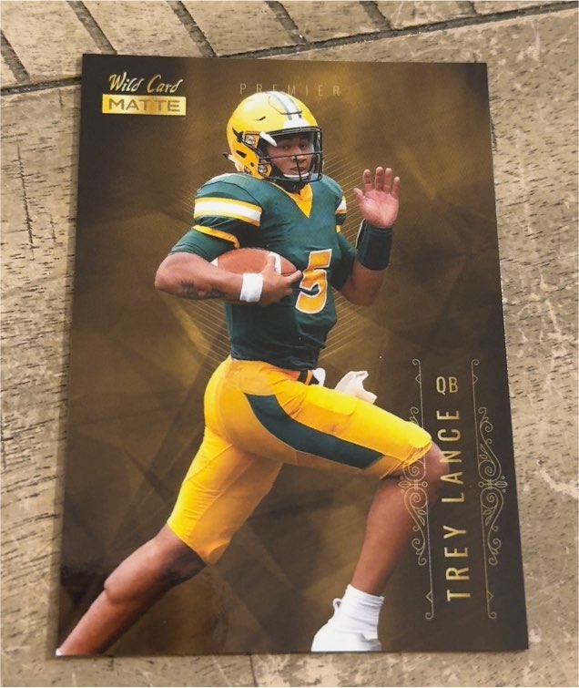 2021 Wild Card Matte Premier #MBC-6 Trey Lance — front