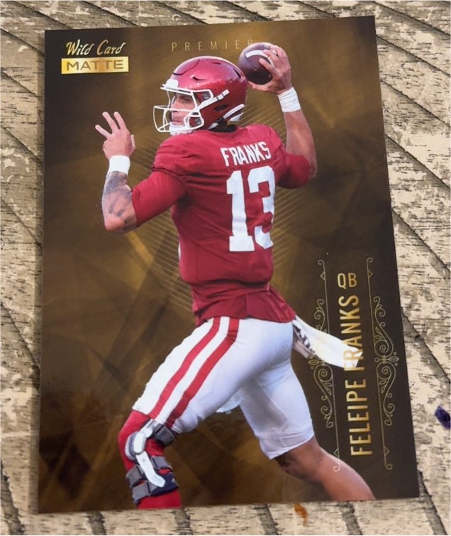 2021 Wild Card Matte Premier #MBC-27 Feleipe Franks — front