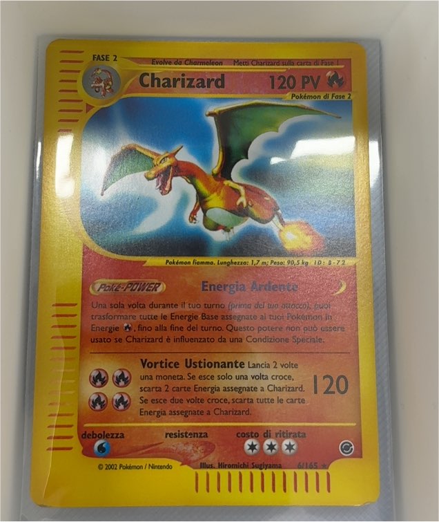 2002 Pokemon Expedition #6/165 Charizard — front