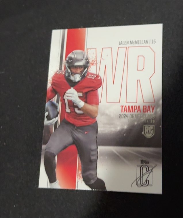 2024 Topps Signature Class #183 Jalen McMillan — front