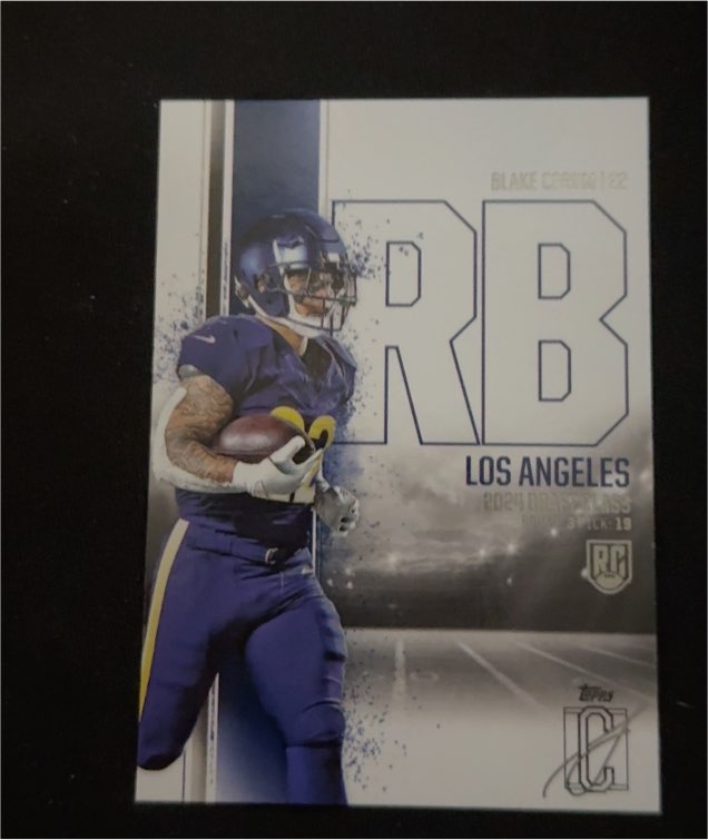 2024 Topps Signature Class #75 Blake Corum — front