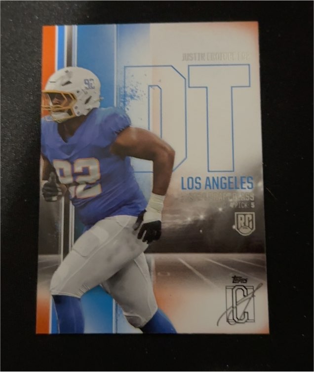 2024 Topps Signature Class #5 Justin Eboigbe — front