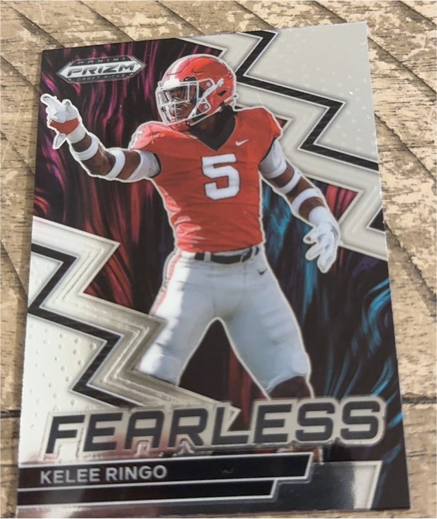2023 Panini Prizm Draft Picks Fearless #F-10 Kelee Ringo — front