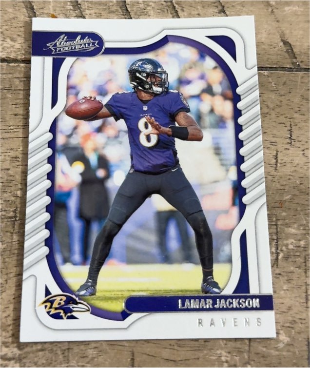 2022 Panini Absolute Football #18 Lamar Jackson — front