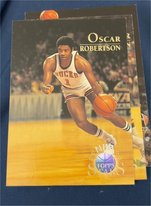1996 Topps Stars #38 Oscar Robertson — front