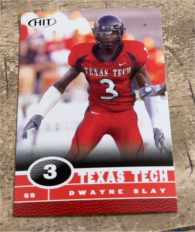 2006 SAGE HIT #3 Dwayne Slay — front