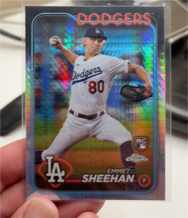 2024 Topps Chrome #221 Emmet Sheehan — front